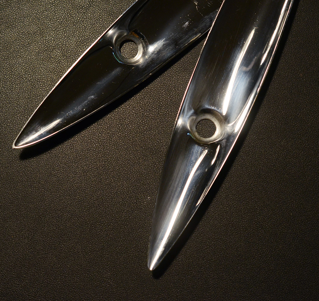 JENSEN CV8 MK.I WING TOP CHROMES | NOS | PROVENANCE