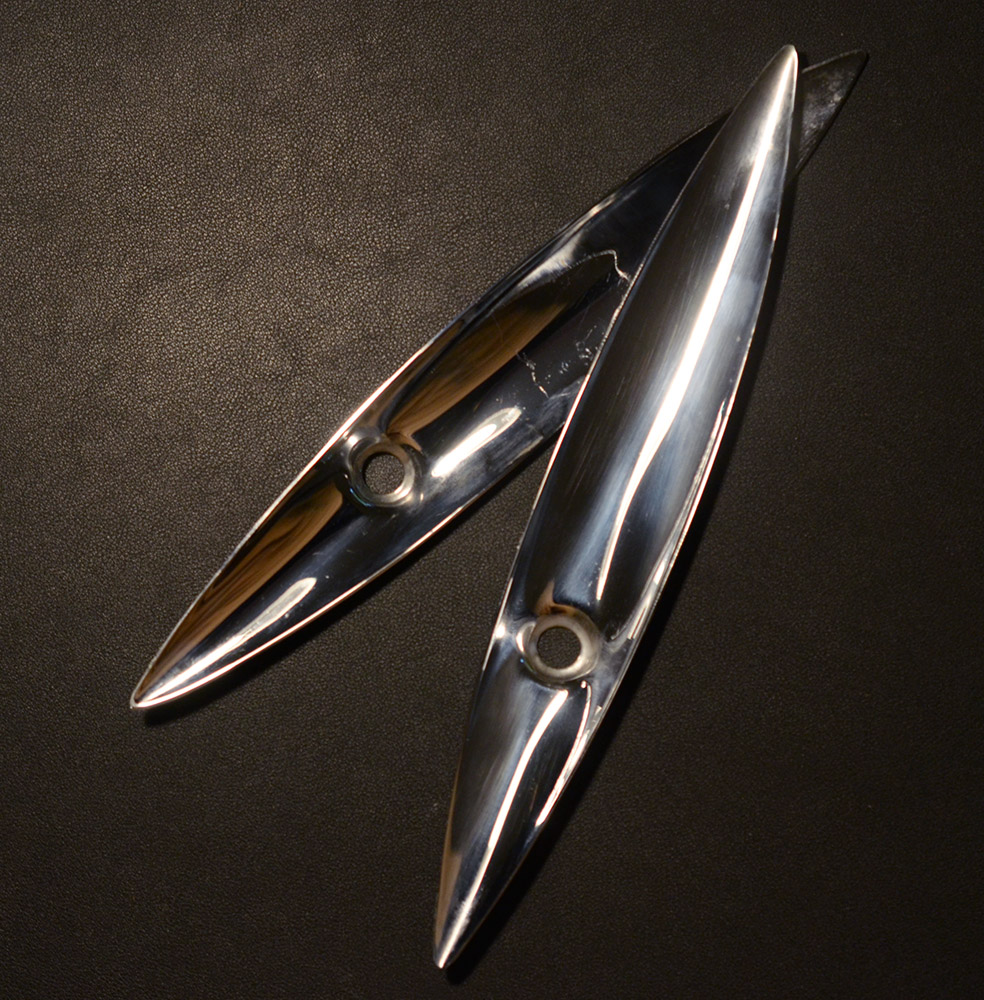 JENSEN CV8 MK.I WING TOP CHROMES | NOS | PROVENANCE