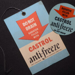 CASTROL ANTIFREEZE STICKER & LABEL | ORIGINAL