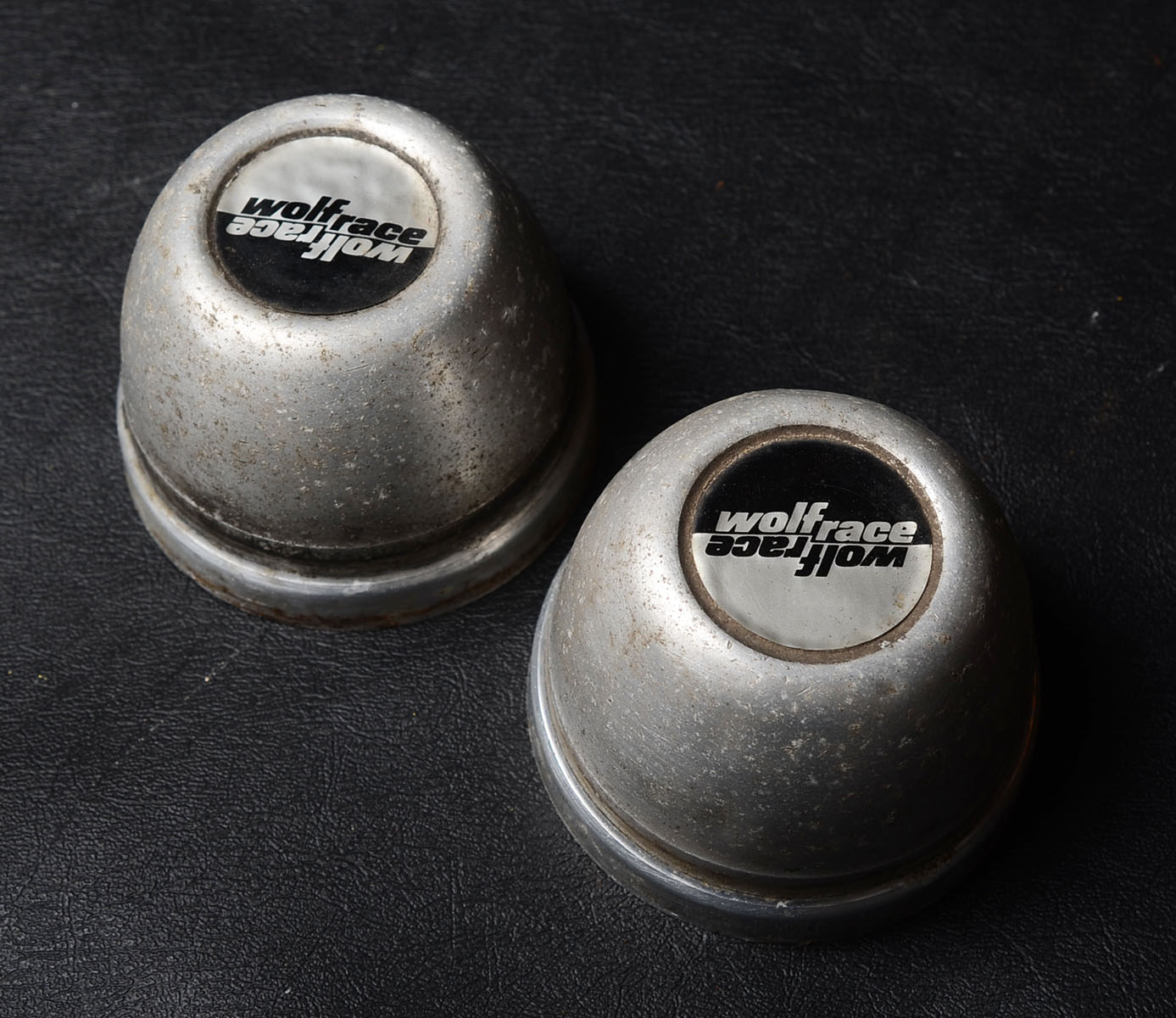 WOLFRACE ORIGINAL WHEEL CENTRE CAPS X 2