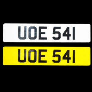 Registration number UOE 541