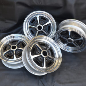 JENSEN INTERCEPTOR MK.I / MK.II 6" ROSTYLE WHEELS IN CHROME | RARE